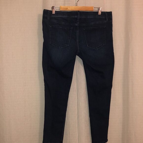 isabel 12 Dark Wash Blue Maternity Skinny Jeans - Picture 9 of 16